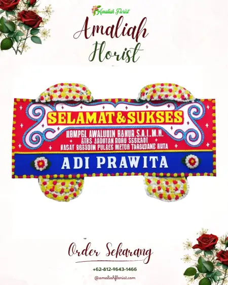 Papan Bunga Ucapan Selamat Lemahduwur
